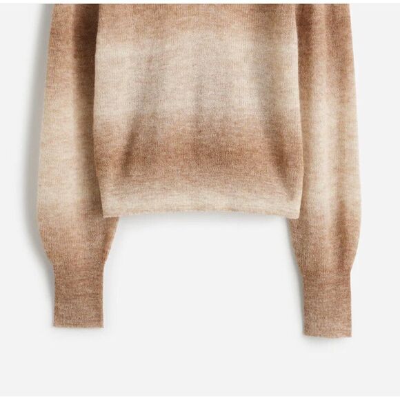 Madewell  ns689 Alpaca-Blend Deep V-Neck Sweater NWOT size small - Picture 6 of 9